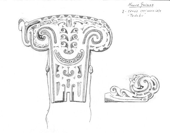77-canoa cerimoniale 'Tadobu'-Nuova Guinea